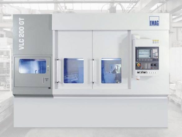 Machining components for drive technology on the VLC 200 GT from EMAG