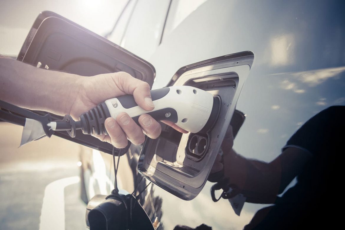 Electromobility is picking up speed Photo of a plugged-in hybrid