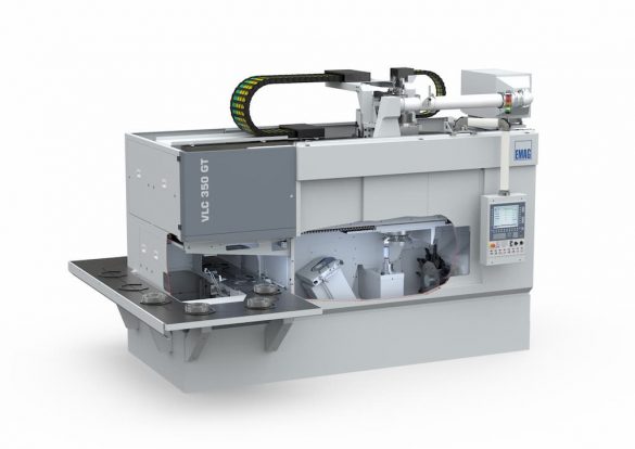 VLC 350 GT turning/grinding machine—Large machining area for several grinding spindles