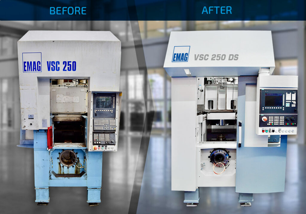 Retrofit solutions from EMAG stand for high productivity - just like a new machine. Here we show two examples of this approach. 