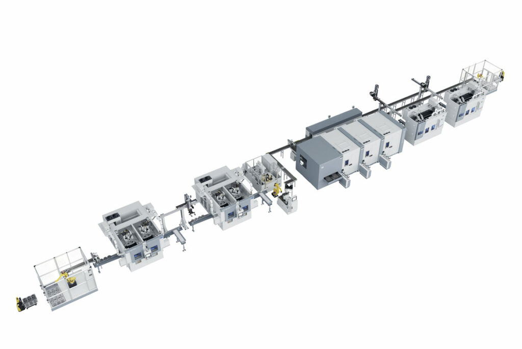 EMAG manufacturing system for the production of brake discs 