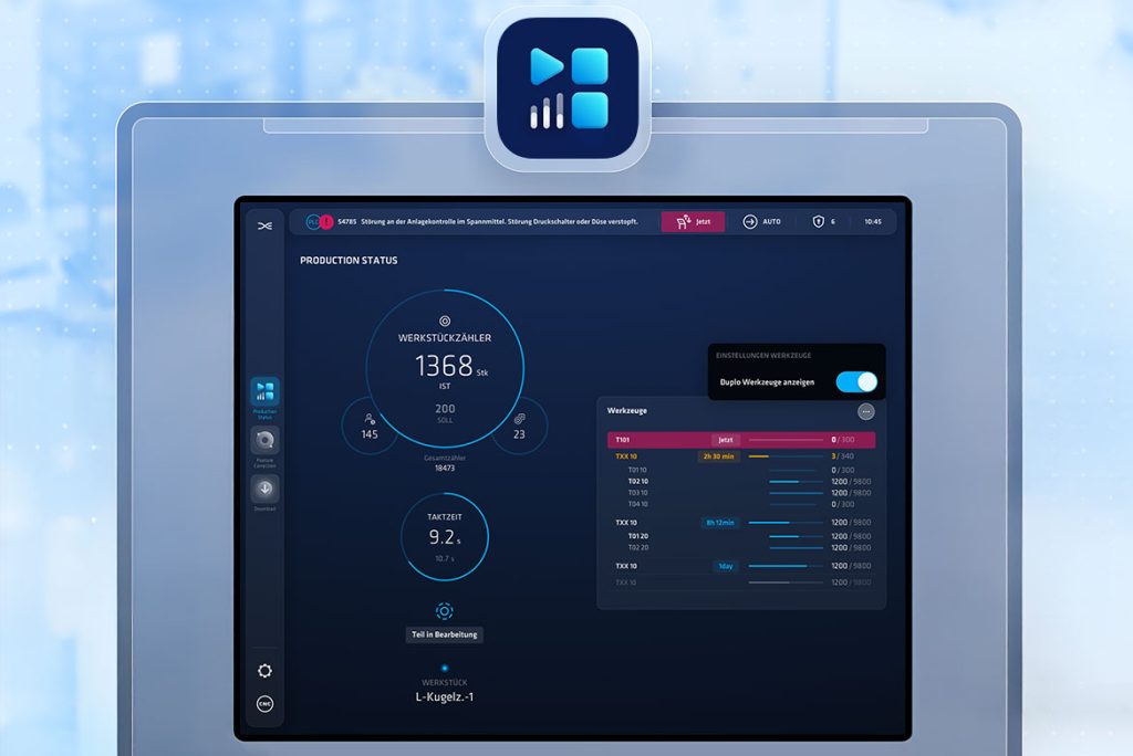Real-time production data with EDNA ONE Production Status