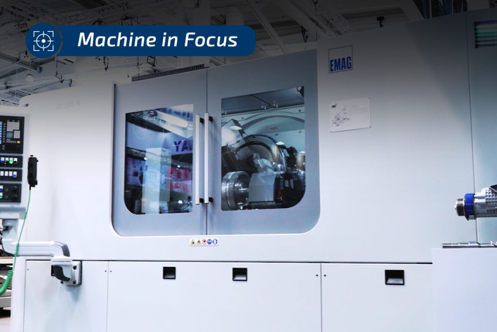 Profile grinding of double helical gears on the grinder GP 500 H