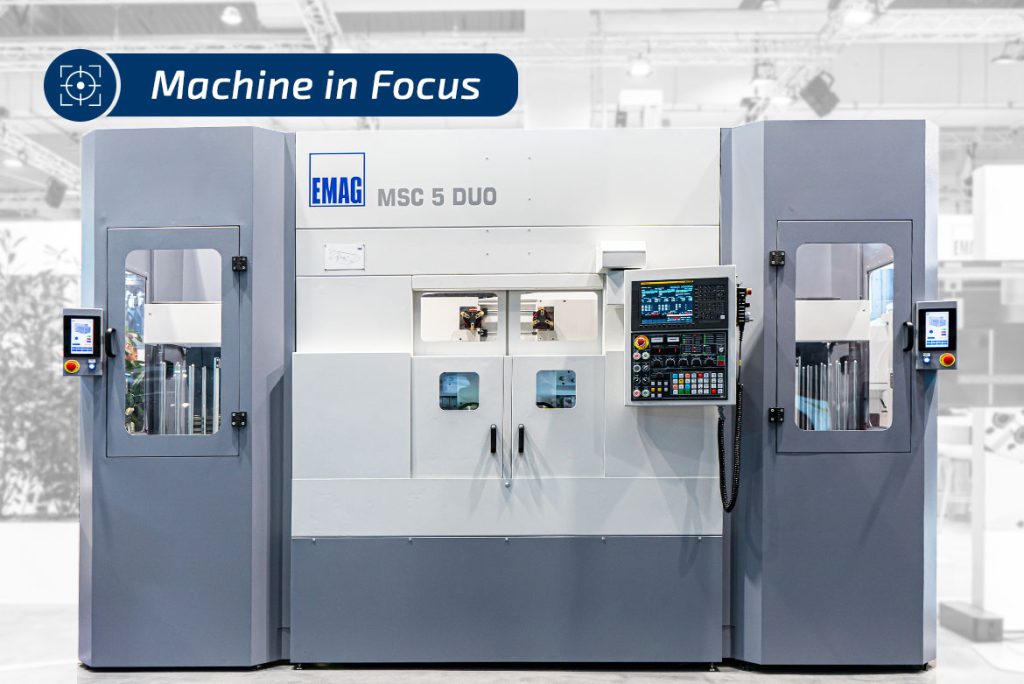 MSC 5 DUO: Automated CNC lathe with twin-spindle technology for series production