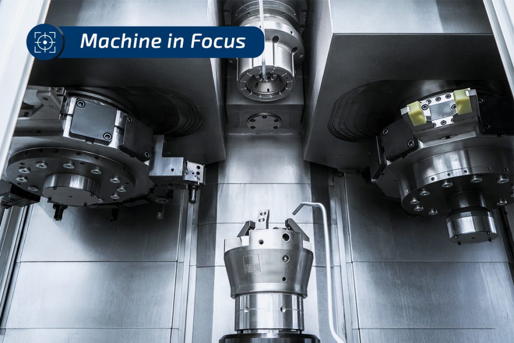 VT 200 with counter spindle: Process integration in CNC lathes for compact production lines