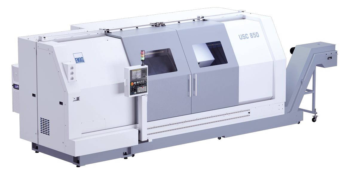 Exterior view of the USC 850, equipped with modern CNC control.