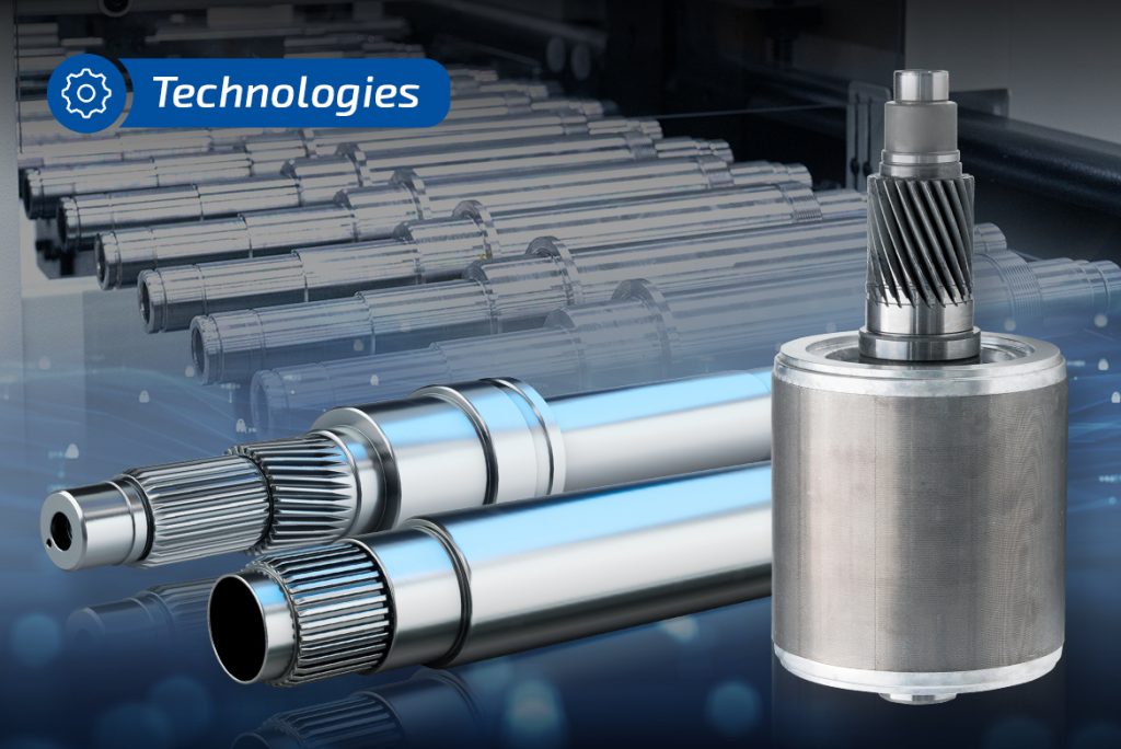 Rotor shafts for electric drives: Why quality requirements are rising – and which designs have become established