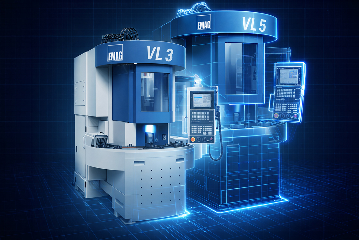 VL 3 and VL 5 machines in the context of a rebuild. Mechanical overhaul for greater precision and availability.