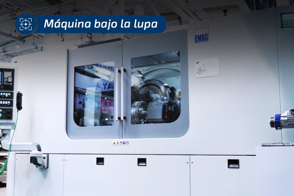 Rectificado de perfiles de engranes helicoidales dobles en la GP 500 H