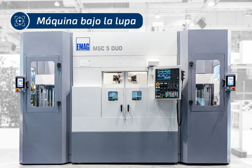 MSC 5 DUO: torno CNC automatizado con tecnología de doble husillo para la producción en serie