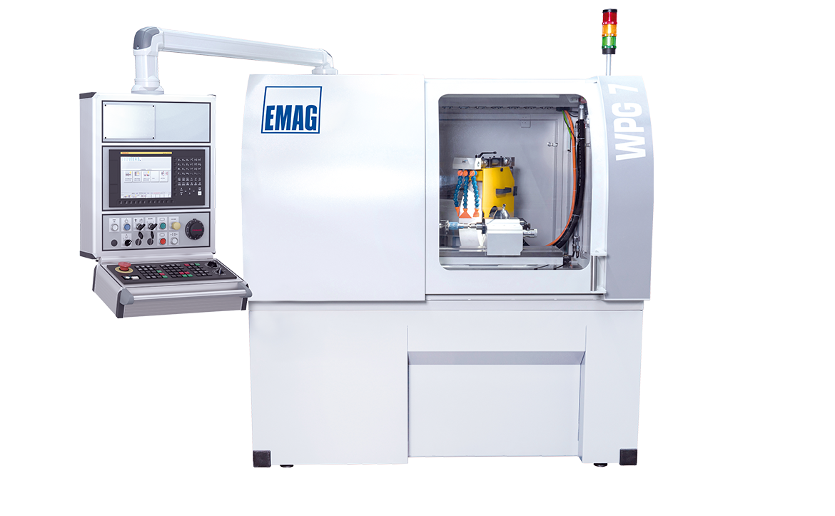 Vista general de la rectificadora exterior EMAG WPG 7. 