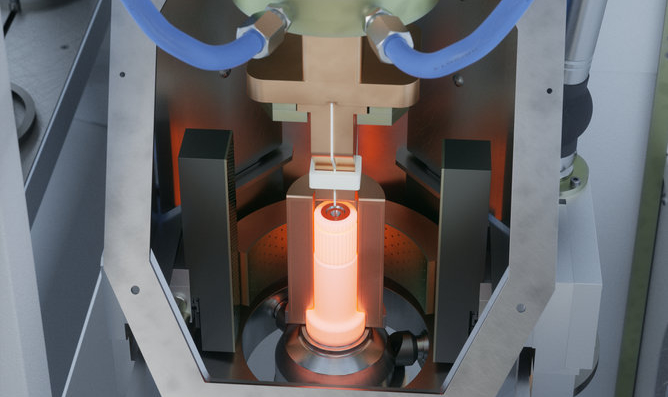 Induktivhärten von homokinetischen Gelenken mit der Härtemaschinen VLC 100 ICH von EMAG eldec