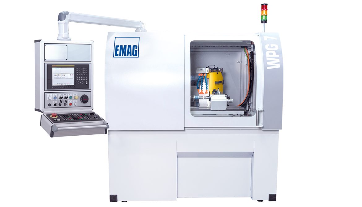 Gesamtansicht der EMAG WPG 7 Außenschleifmaschine.